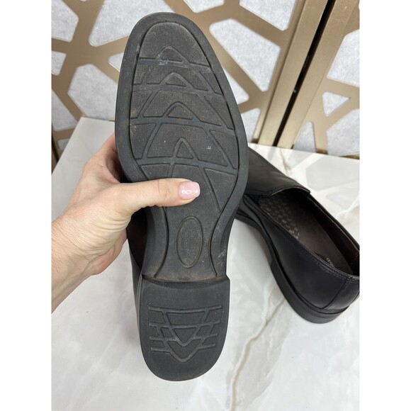 Allen Edmonds loafers Slip On Black Leather 10 D Casual Shoes Men